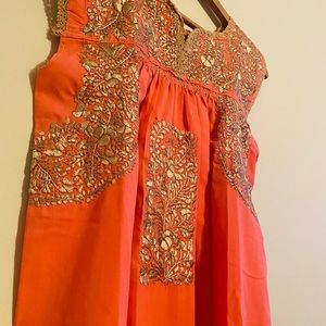 New Embroidered Mexican Dress